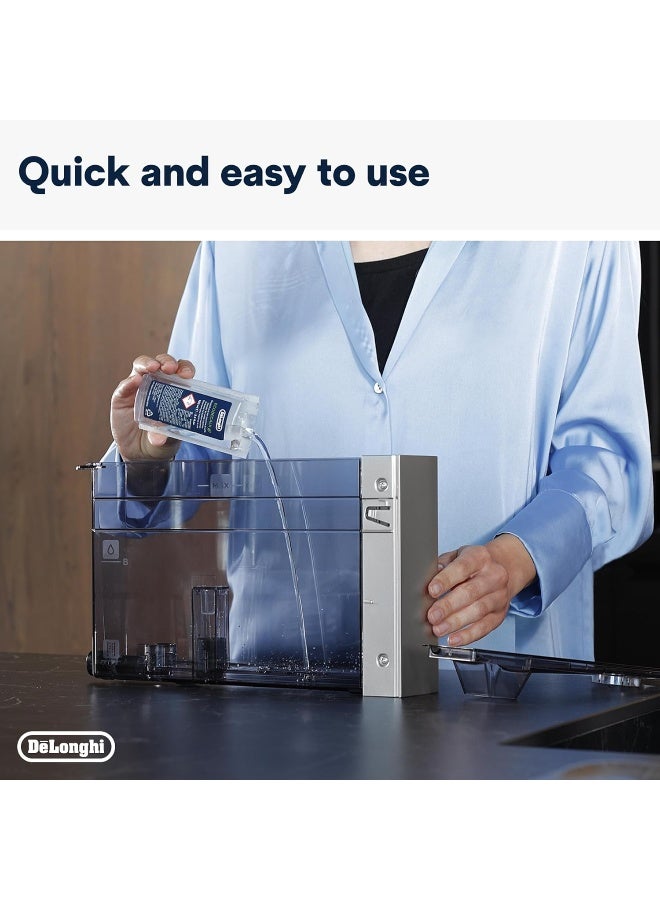 De'Longhi EcoDecalk Descaler, 2 x 100ml - Eco-Friendly Limescale Remover for Coffee Makers, Natural Lactic Acid, Extends Machine Life, Maintains Coffee Flavor, More Effective than Citric Acid DLSC200 - Image 3